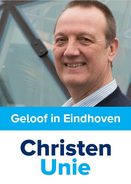 Poster Henk Jager ChristenUnie Eindhoven